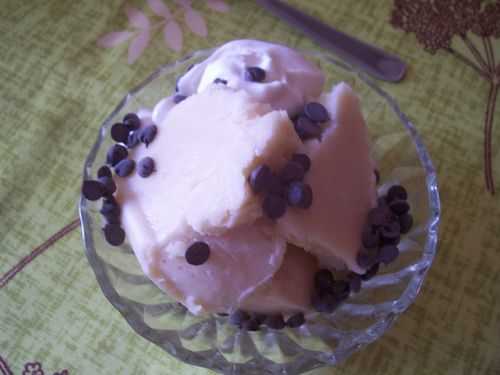 Glace à la banane et au yaourt