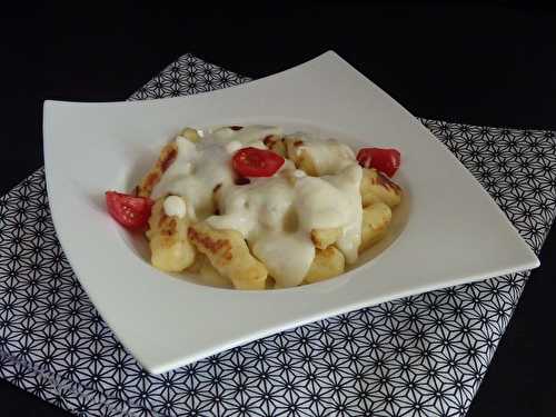 Gnocchi maison avec sa crème d’ail