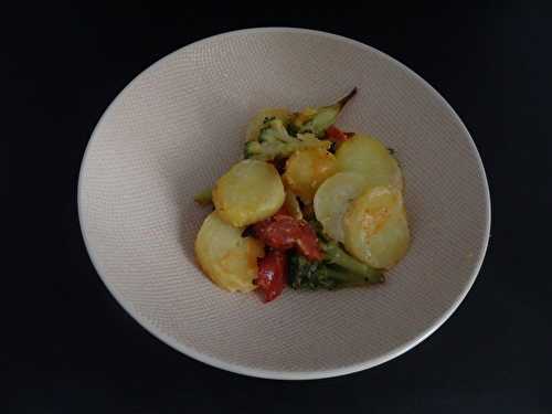 Gratin de pommes de terre au brocoli et chorizo - Le blog de Michelle - Plaisirs de la Maison