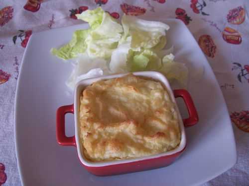 Hachis parmentier au confit de canard