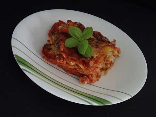 Lasagne aux courgettes et aubergines - Le blog de Michelle - Plaisirs de la Maison