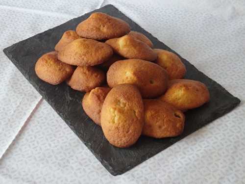 Madeleines rhum-raisins