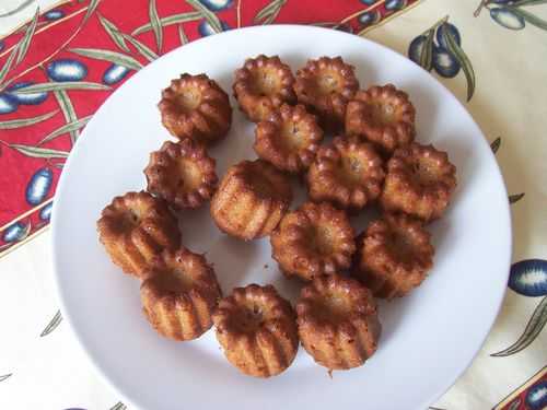 Mini cannelés au pain d'épices