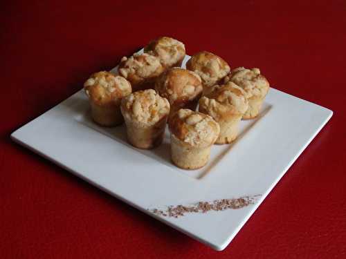 Mini muffins à la pomme façon streusel - Le blog de Michelle - Plaisirs de la Maison