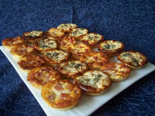 Mini-quiches sans pâte