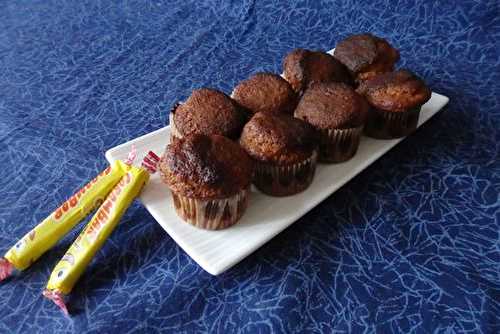 Muffins aux fraises Tagada ou aux carambar