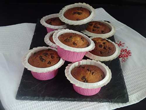 Muffins moelleux au mascarpone et pépites de chocolat