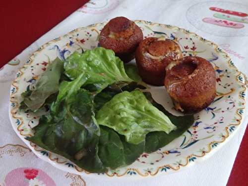 Nonnettes fourrées au soumaintrain et salade à  la moutarde au pain d’épices