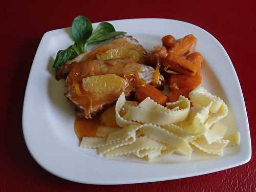 Paleron de veau braisé à l’orange et badiane