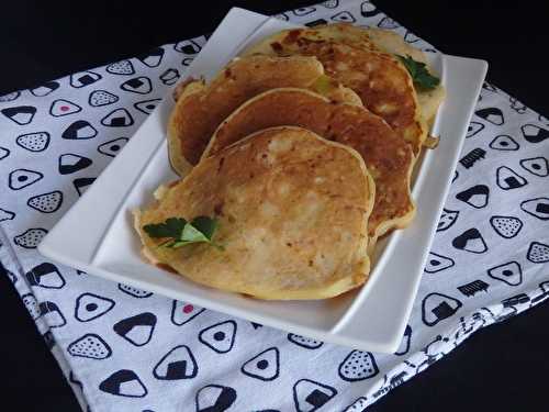 Pancakes salés jambon poireaux - Le blog de Michelle - Plaisirs de la Maison