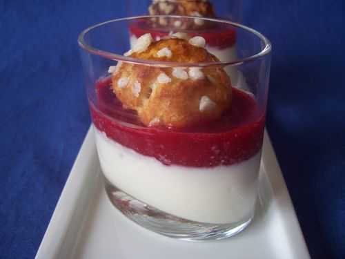 Panna cotta aux fruits rouges