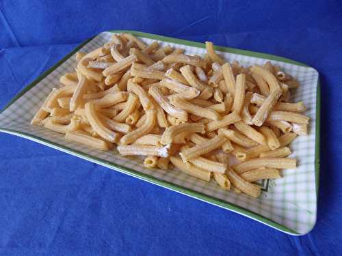 Pâtes fraiches maison : macaroni rigate