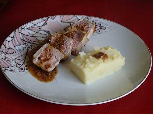 Paupiettes de veau à la moutarde de Meaux et écrasée de pommes de terre - Le blog de Michelle - Plaisirs de la Maison