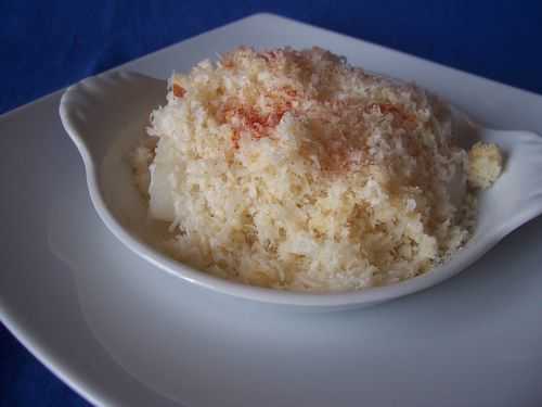 Pavé de dos de cabillaud en croûte de parmesan