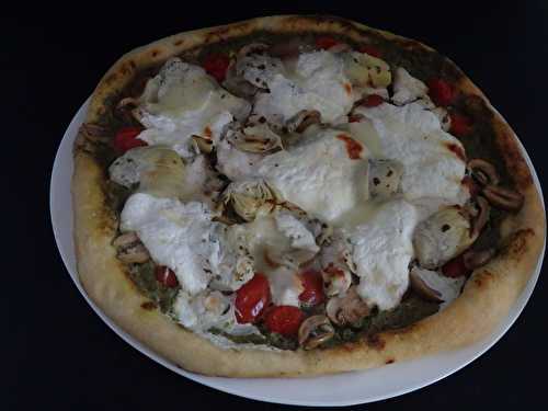 Pizza à l’artichaut et à la tomate - Le blog de Michelle - Plaisirs de la Maison