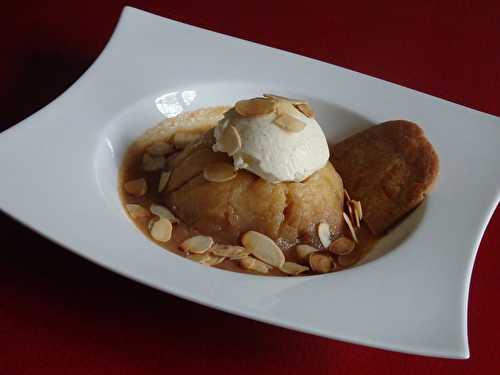 Pommes au four au caramel de cidre