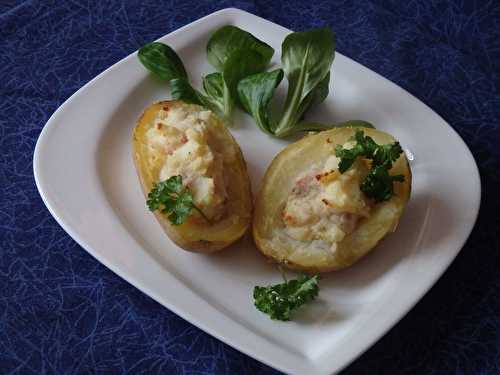 Pommes de terre gratinées au fromage frais