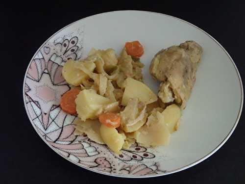 Poulet au chou vert et pommes de terre - Le blog de Michelle - Plaisirs de la Maison