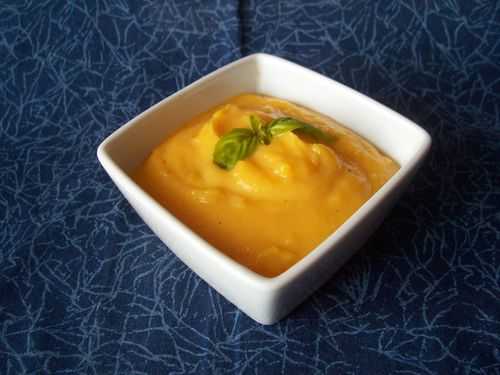 Purée de courge butternut