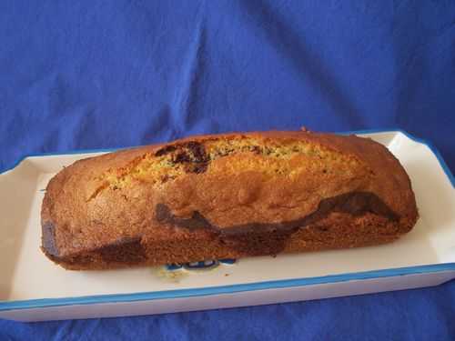 Quatre-quart marbré chocolat vanille - Le blog de Michelle - Plaisirs de la Maison