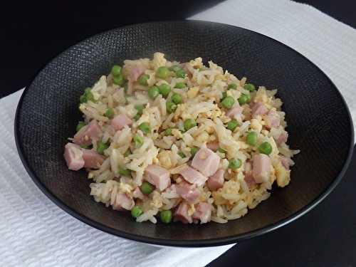 Riz cantonais au jambon de Cyril Lignac