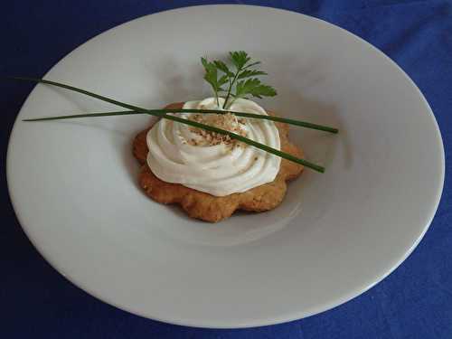 Sablés aux noix et ganache Rocamadour