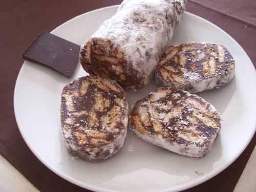 Saucisson au chocolat