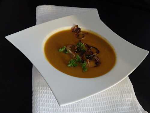 Soupe à l’oignon grillé et courge butternut - Le blog de Michelle - Plaisirs de la Maison