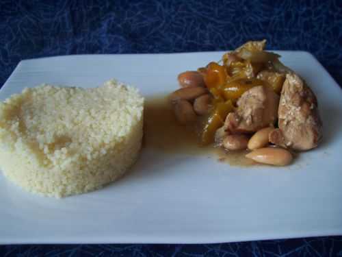 Tajine poulet et mirabelles