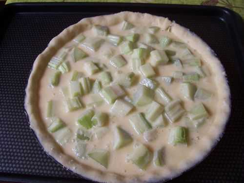 Tarte à la rhubarbe