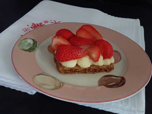 Tartelettes fraises rhubarbe