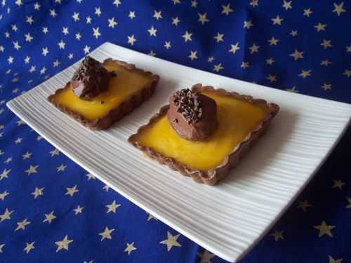 Tartelettes orange-choco - Le blog de Michelle - Plaisirs de la Maison