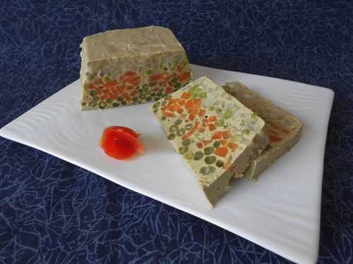 Terrine de légumes au parfum d'oseille