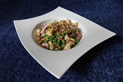 Trio de blé façon riz cantonais