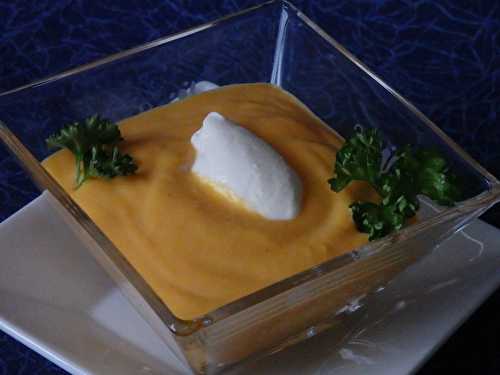 Velouté de carottes au fromage frais - Le blog de Michelle - Plaisirs de la Maison