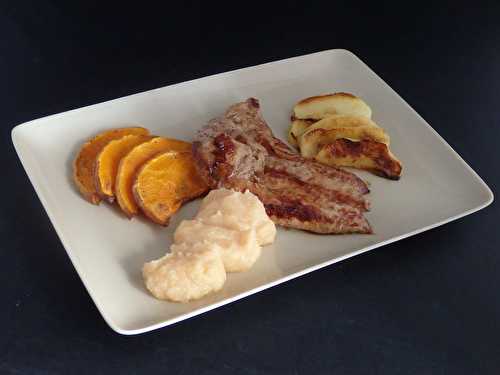 Aiguillettes de canard grillées, pomme et crème de coing - Le blog de Michelle - Plaisirs de la Maison