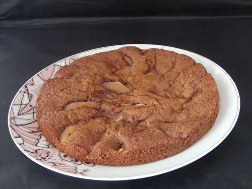 Gâteau 54321 chocolat poires