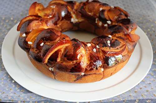 Couronne à l'orange et fruits confits