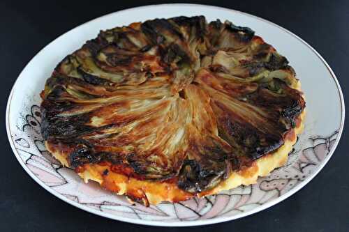 Tatin d’endives coulis de carotte