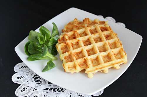 Gaufre de pommes de terre râpées