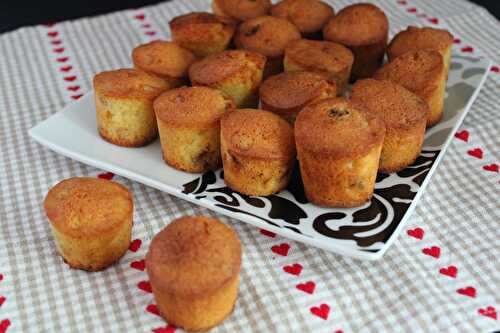 Muffins raisins secs et écorces d’oranges confites