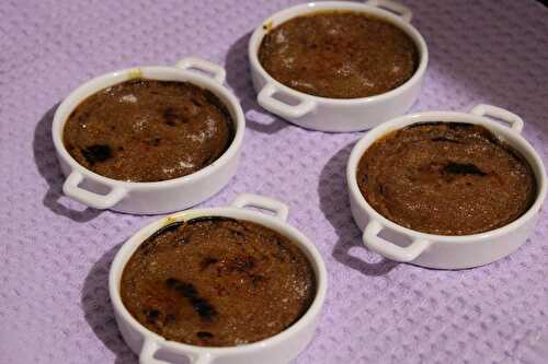 Petites crèmes brûlées aux cèpes