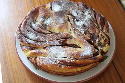 Babka au chocolat ou krantz cake