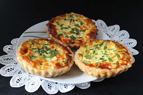 Tartelettes feuilletées aux légumes