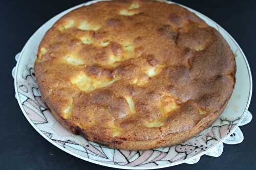 Gâteau aux pommes et noix de coco