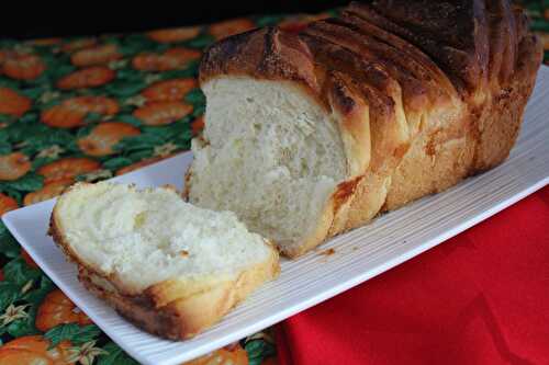 Brioche à effeuiller au citron