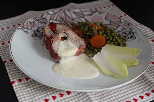 Filet mignon de porc au roquefort