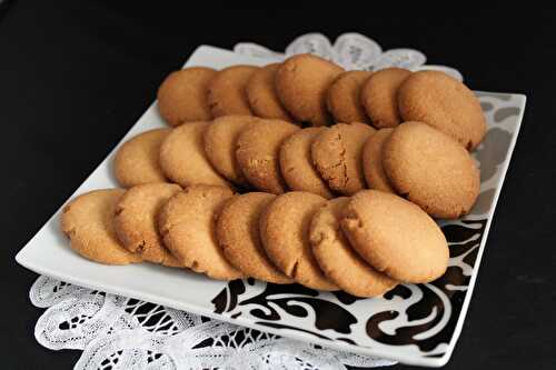 Petits gâteaux au beurre de cacahuètes