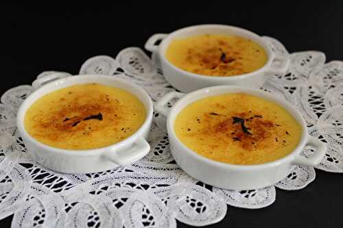 Crème brûlée au panais