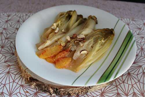 Endives braisées à l’orange sanguine